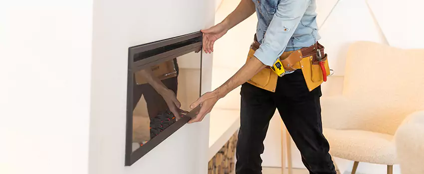 Metal Fireplace Installation in Parma, Ohio