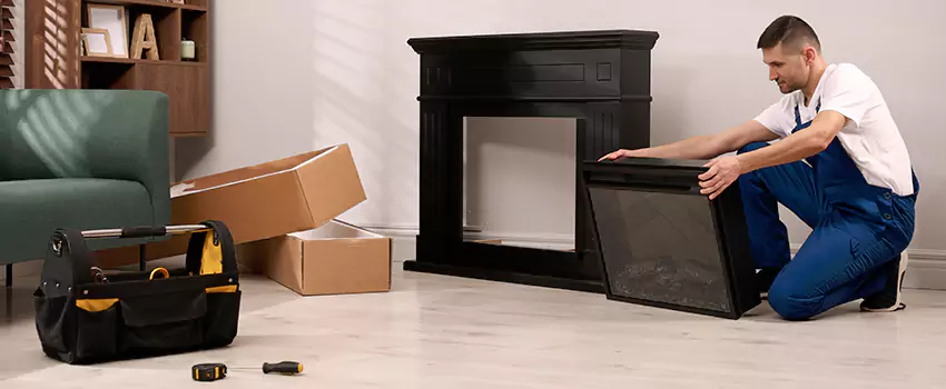 Old Rusted Metal Fireplace Repair And Replacement in Parma, OH